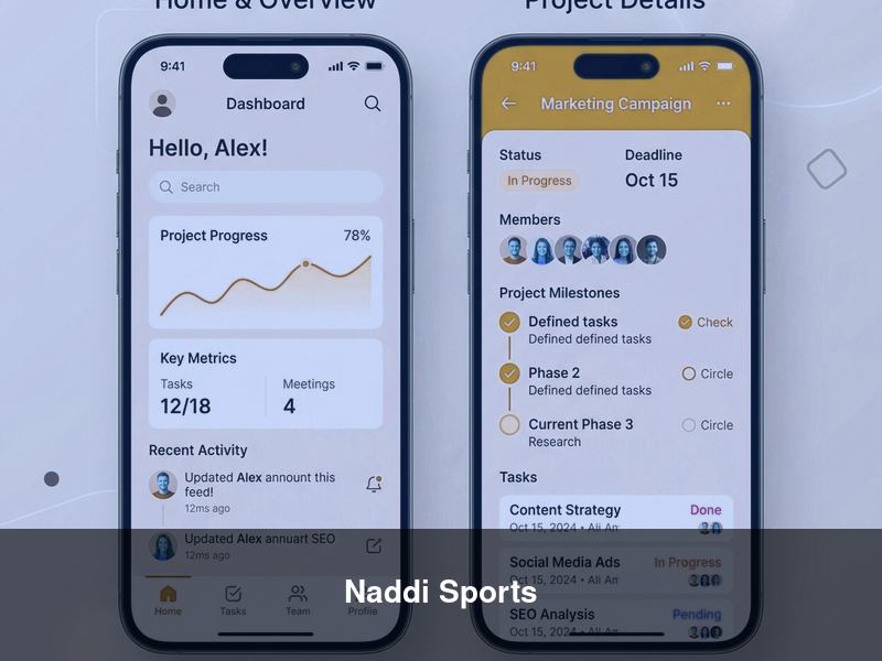 Naddi Sports – Mobile Apps