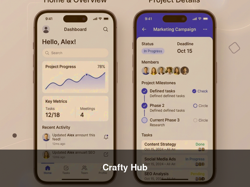 Crafty Hub – Mobile Apps