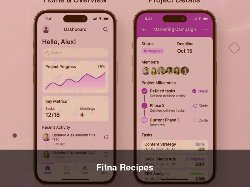 Fitna Recipes – Mobile Apps
