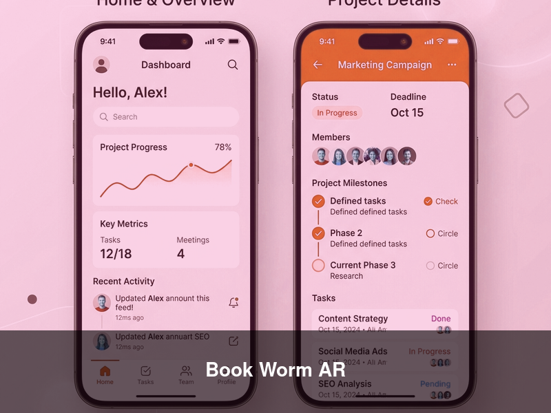 Book Worm AR – Mobile Apps