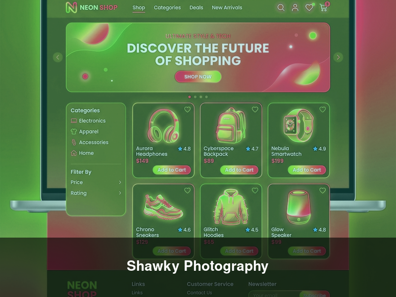 Shawky Photography – Websites