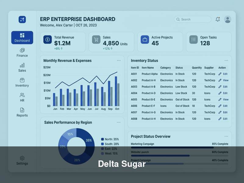 Delta Sugar – ERPs