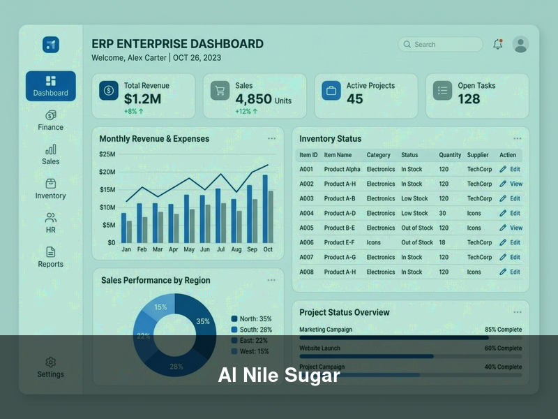 Al Nile Sugar – ERPs
