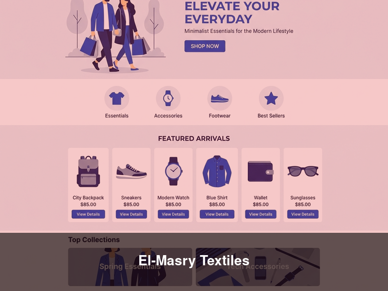 El-Masry Textiles – Websites