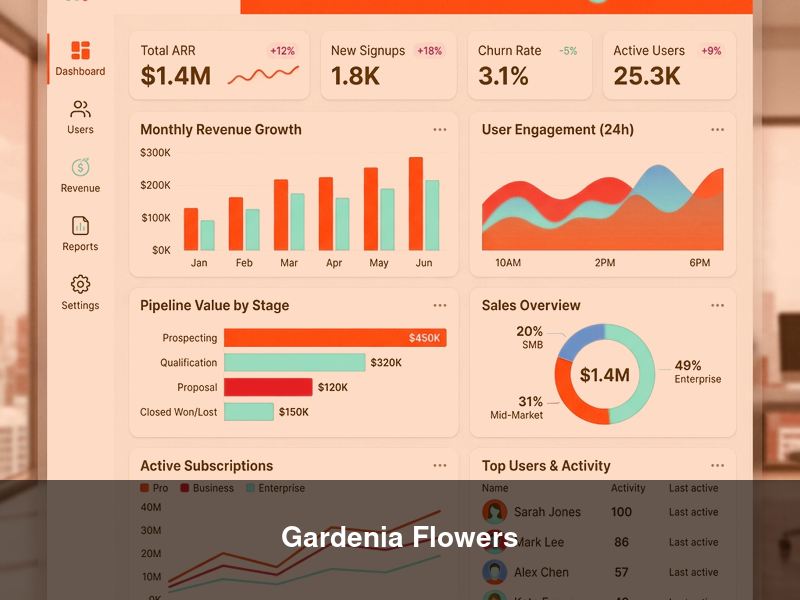 Gardenia Flowers – Both