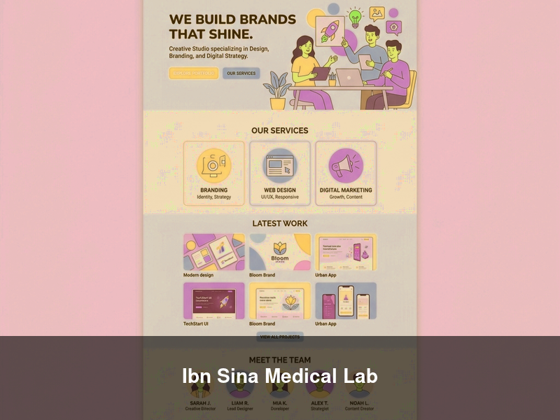 Ibn Sina Medical Lab – Websites