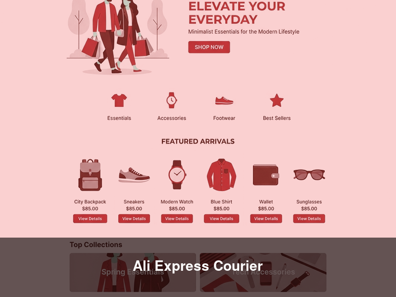 Ali Express Courier – Websites