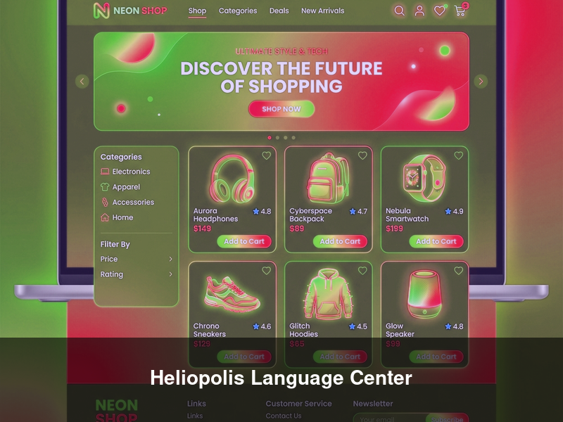 Heliopolis Language Center – Websites