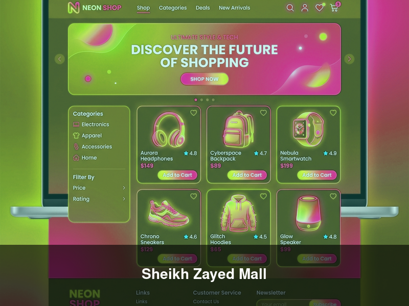 Sheikh Zayed Mall – Websites