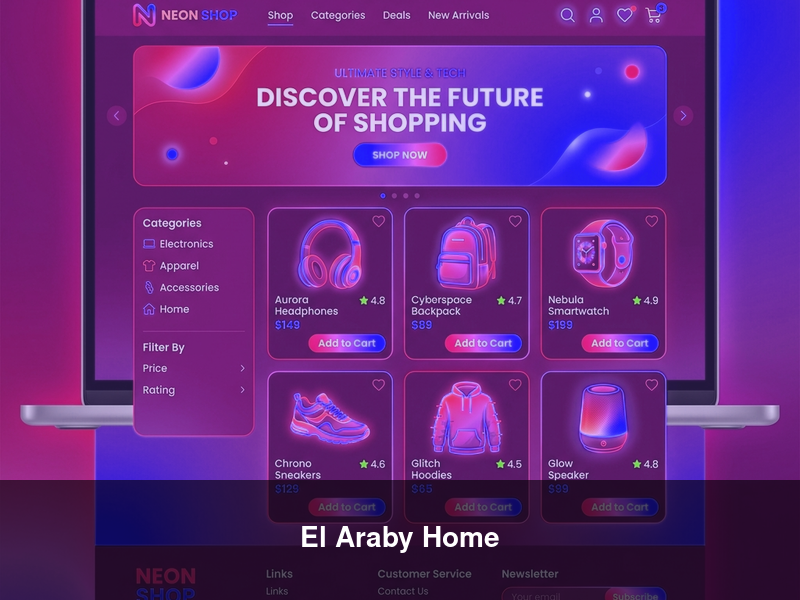 El Araby Home – Websites