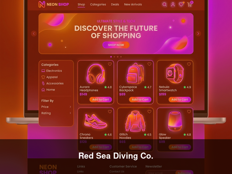Red Sea Diving Co. – Websites