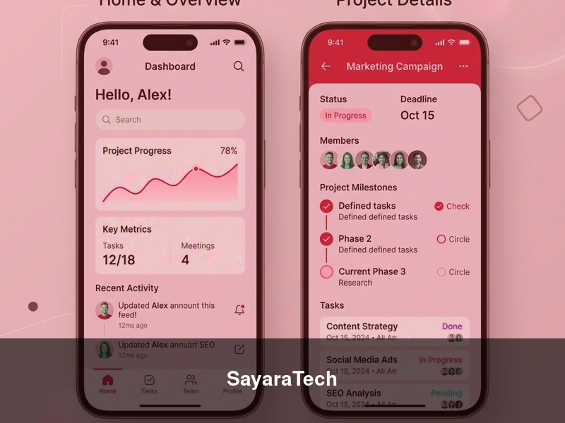 SayaraTech – Mobile Apps