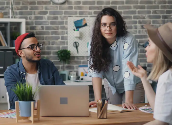 We think out of the box \ and follow the [working] \ process 